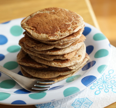 sugar-free, grain-free lemony almond pancake recipe 