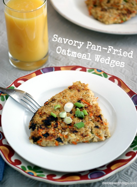 Savory Oat Wedges on Diet, Dessert and Dogs