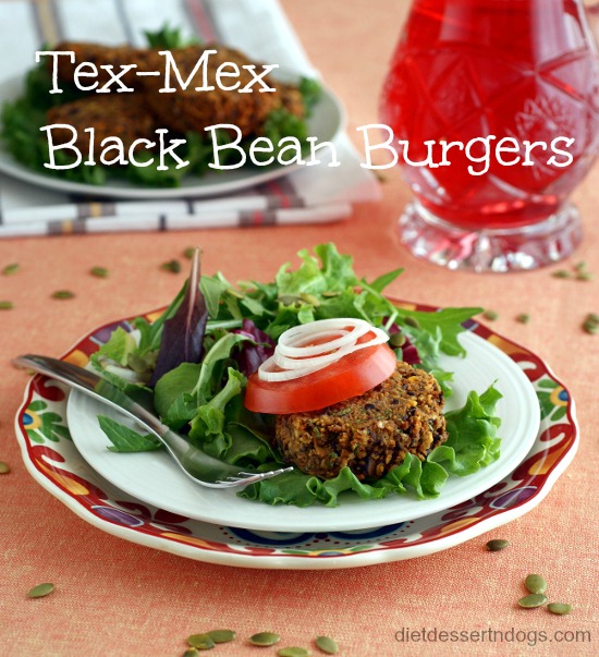Black Bean Burgers on Diet, Dessert and Dogs