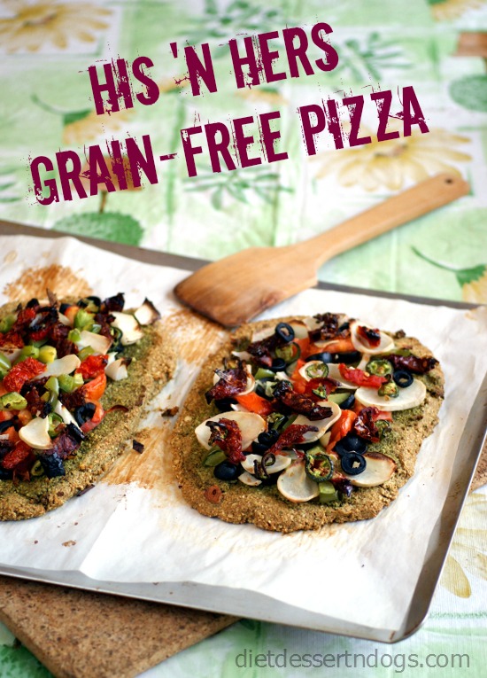 Grain-Free Pizza on Diet, Dessert and Dogs