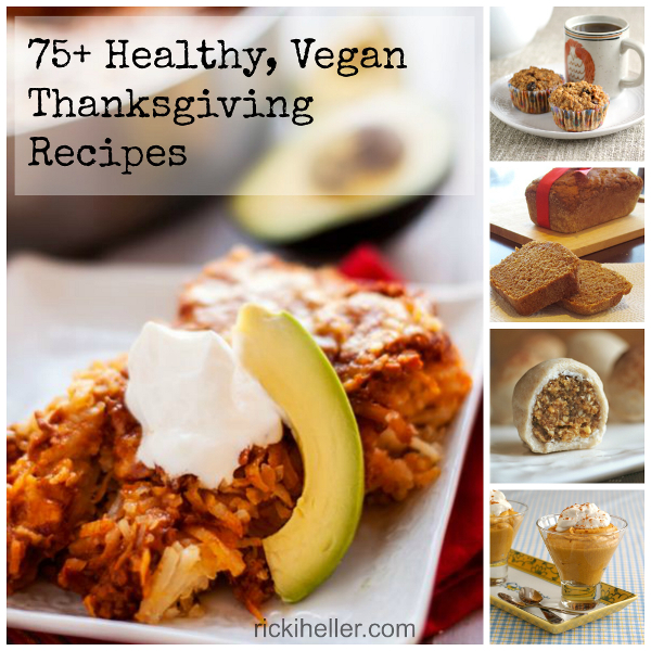 Gluten-Free, Sugar-Free Healthy Vegan Thanksgiving Breakfast Recipes on RickiHeller.com