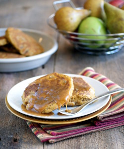 Sweet Potato and Pear Pancakes on rickiheller.com