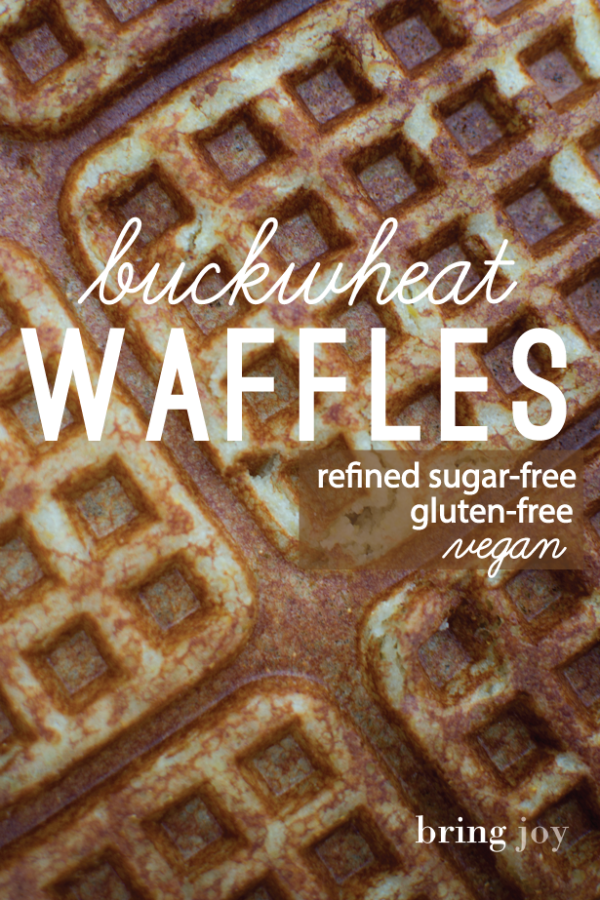 Buckwheat Waffles from Bring Joy | RickiHeller.com