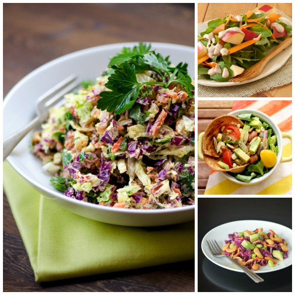 healthy vegan, gluten-free summer salad recipes on rickiheller.com