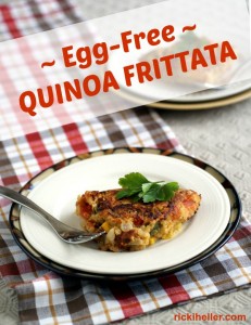 Vegan, gluten-free, sugar-free, candida diet quinoa frittata recipe