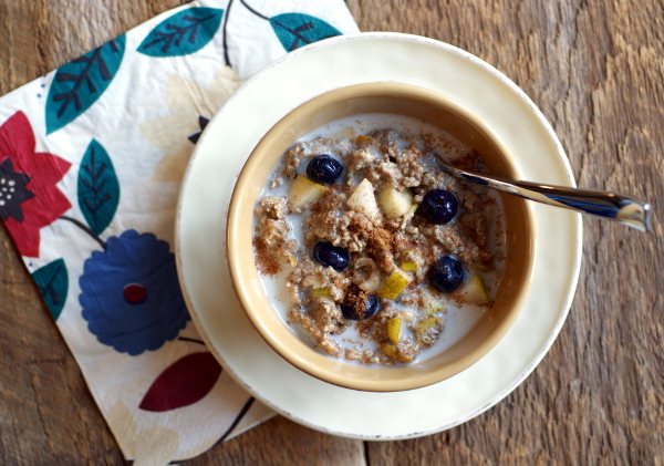 gluten-free, vegan, candida raw porridge recipe on rickiheller.com