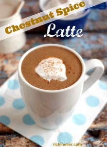 candida diet, vegan, glutenfree chestnut spice latte on rickiheller.com