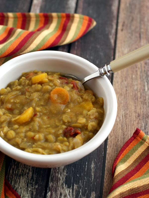 Anti-candida, gluten-free, vegan split pea soup recipe