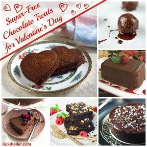 Vegan, sugar-free, gluten-free chocolate recipes for Valentine's Day