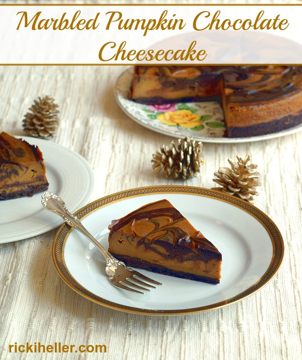 glutenfree, vegan, sugarfree pumpkin chocolate cheesecake recipe