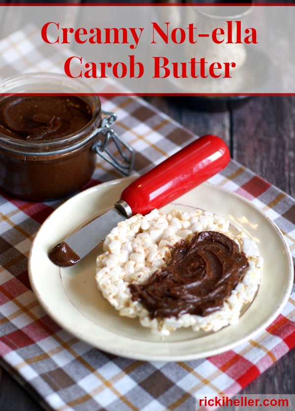 candida diet carob notella butter recipe