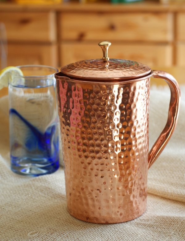 pure copper water pitcher from shantiva