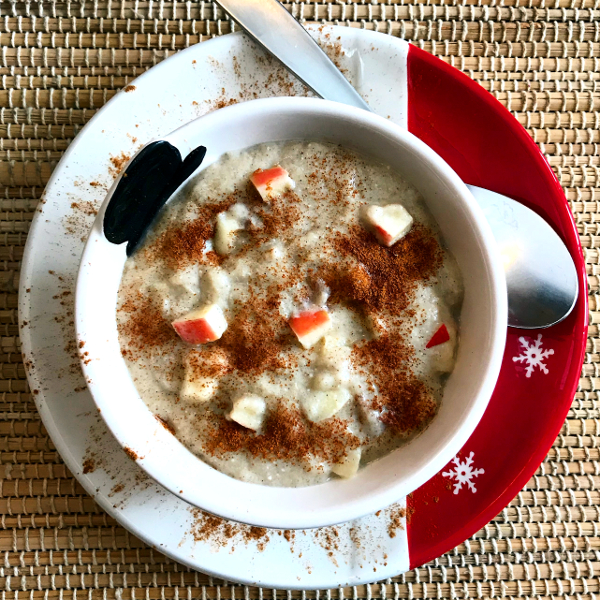 Grainfree, Keto, vegan cauliflower porridge recipe