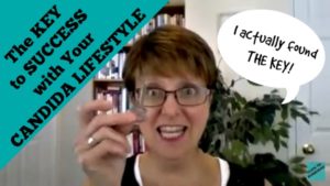 Showing you a key to represent your success with candida